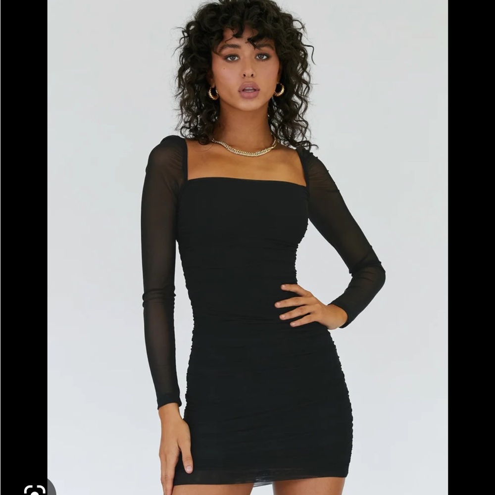 Black Chavri mini dress